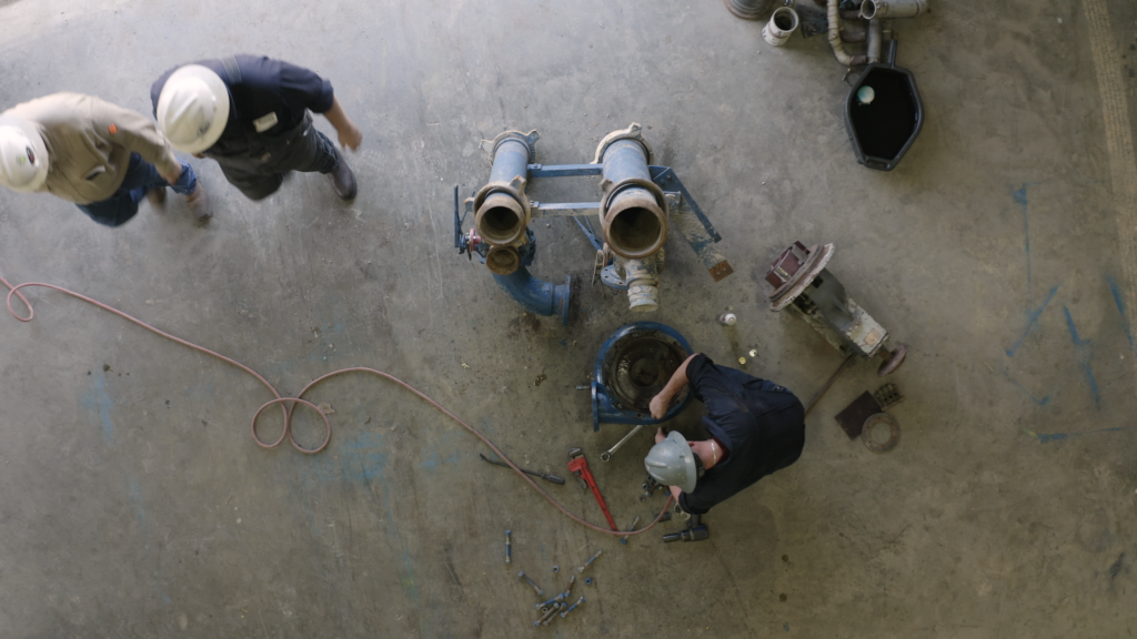 Skilled Trussco technicians specialize in high access solutions